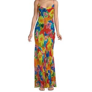 Floral Multicolor Maxi Dress